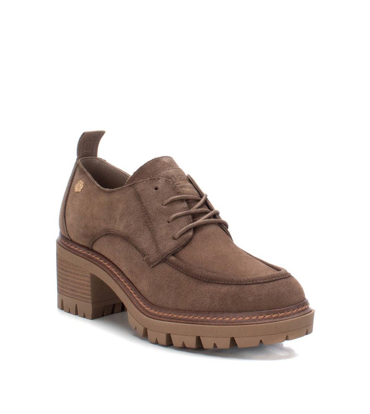 Carmela Collection, Women's Suede Heeled Oxfords By Xti
