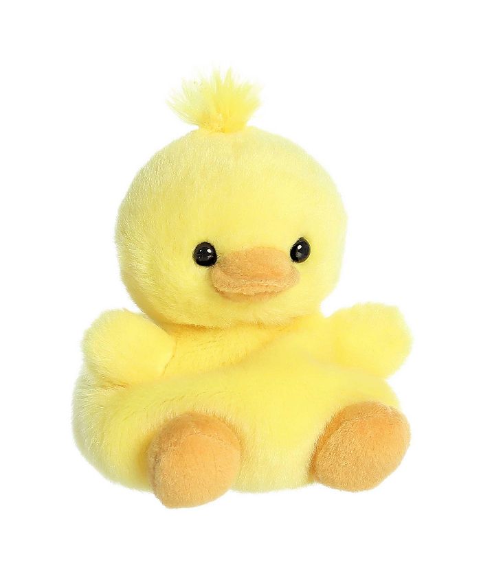 Aurora Mini Darling Duck Palm Pals Adorable Plush Toy Yellow 5" - Macy's