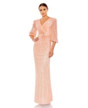 Peach dress macys top