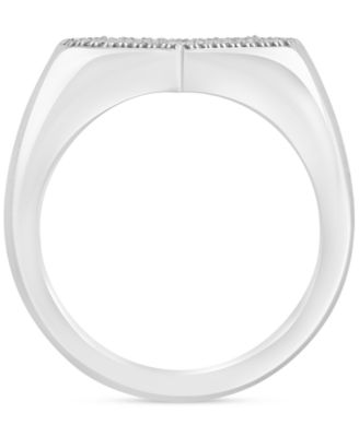 EFFY&reg; Diamond Pav&eacute; Heart Ring (1/3 ct. t.w.) in Sterling Silver