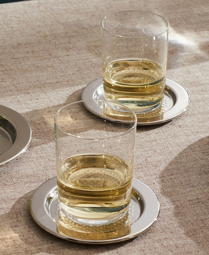 Alessi Stainless Steel Glass Z Coaster, Set of 2 Macy's
