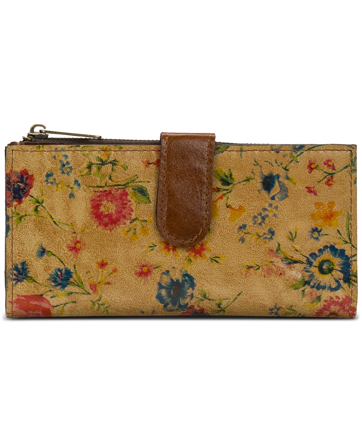 Patricia Nash Nazari Leather Wallet In Prairie Rose