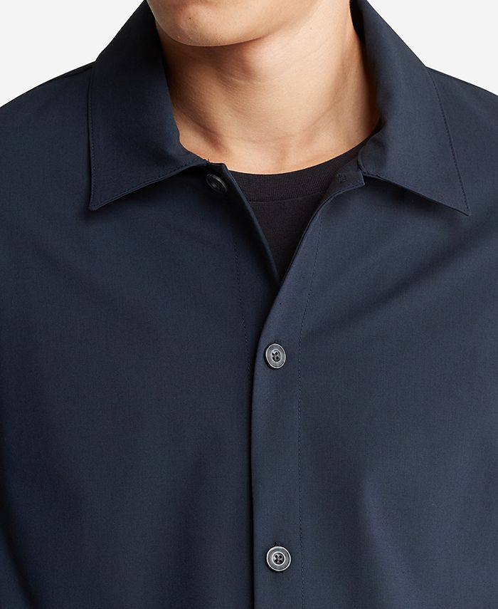 Calvin Klein Men's Sky Captain Long Sleeve ButtonFront Shirt Jacket