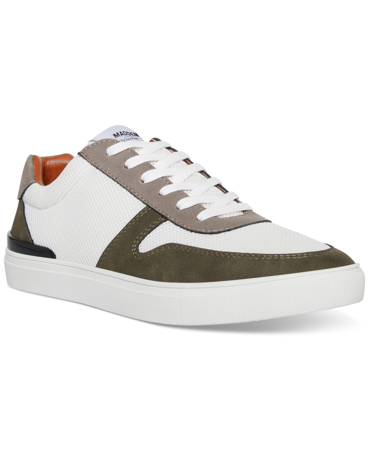 Men's Sollor Lace-Up Sneakers - Olive Suede