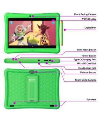 10" Kids Tablet with Epic! & Lingokids, 32GB Educational Android Tablet with Parental Controls & Kid-Proof Case