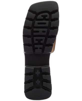 Florence "C" Logo Lug-Sole Slide-On Sandals