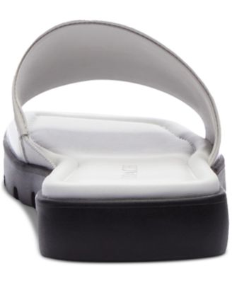 Women's Florence "C" Lug-Sole Slip-On Slide Flat Sandals