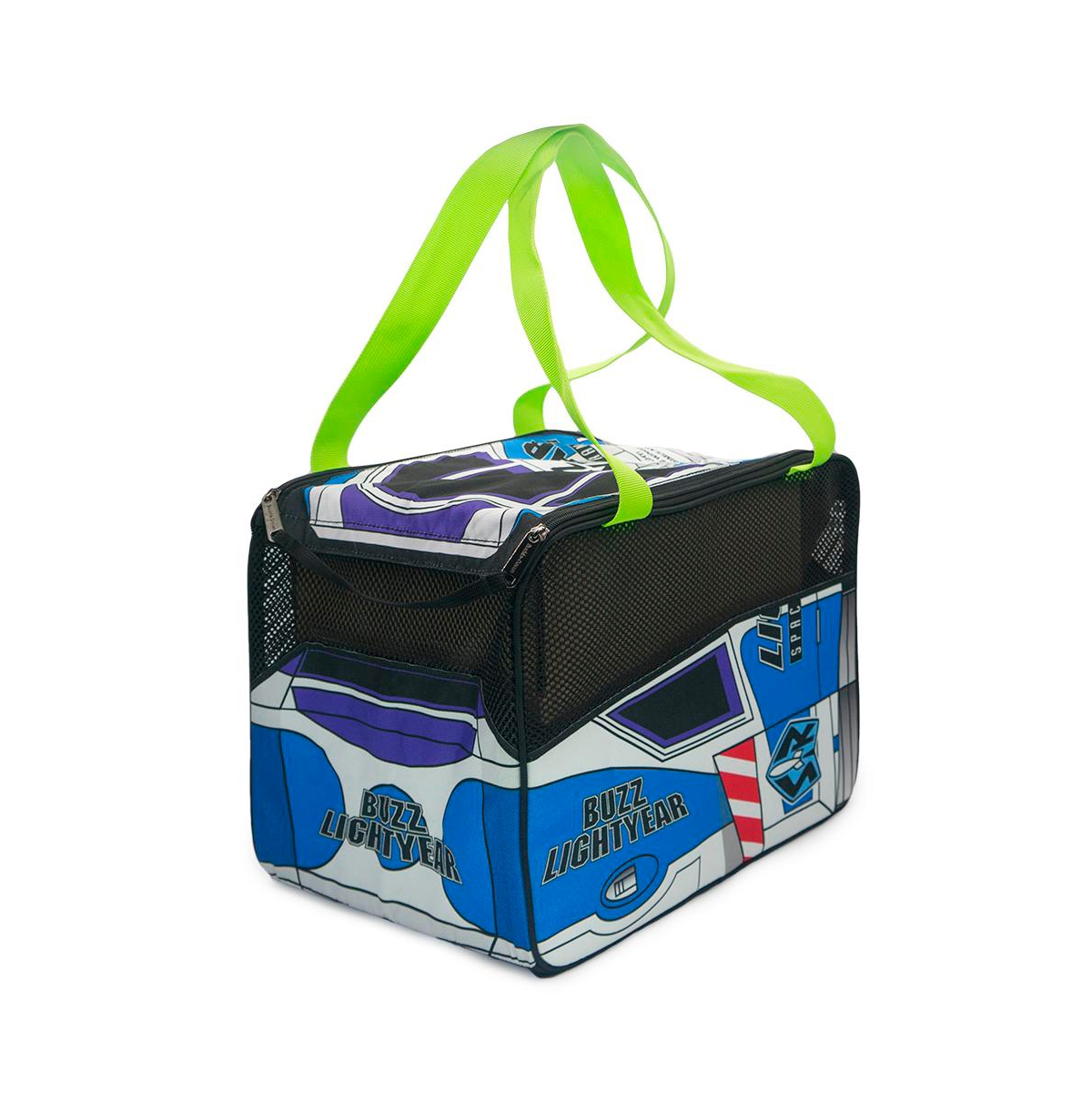 Disney Pet Carrier, Toy Story Buzz Lightyear Spaceship, Dog Cat Bunny Carrying Case - Black