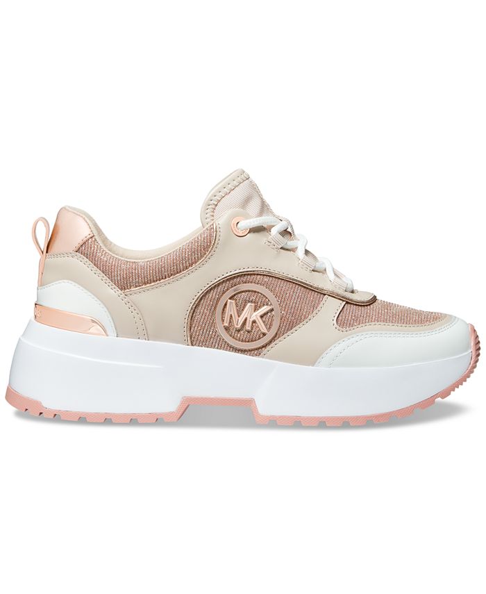 Michael Kors Women's Percy Trainer Lace-Up Sneakers - Macy's