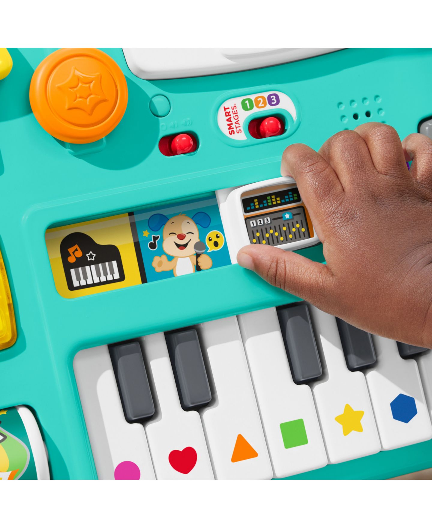 Детская игрушка Fisher Price Laugh & Learn Mix & Learn DJ Table — фото 4