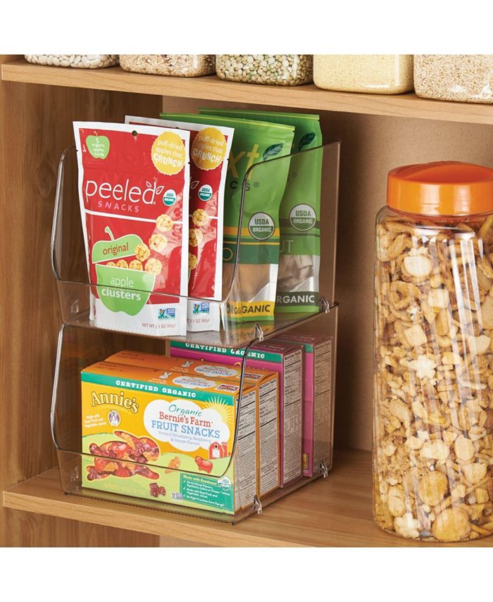 mDesign Kitchen Plastic Storage Organizer Bin with Open Front - Macy's