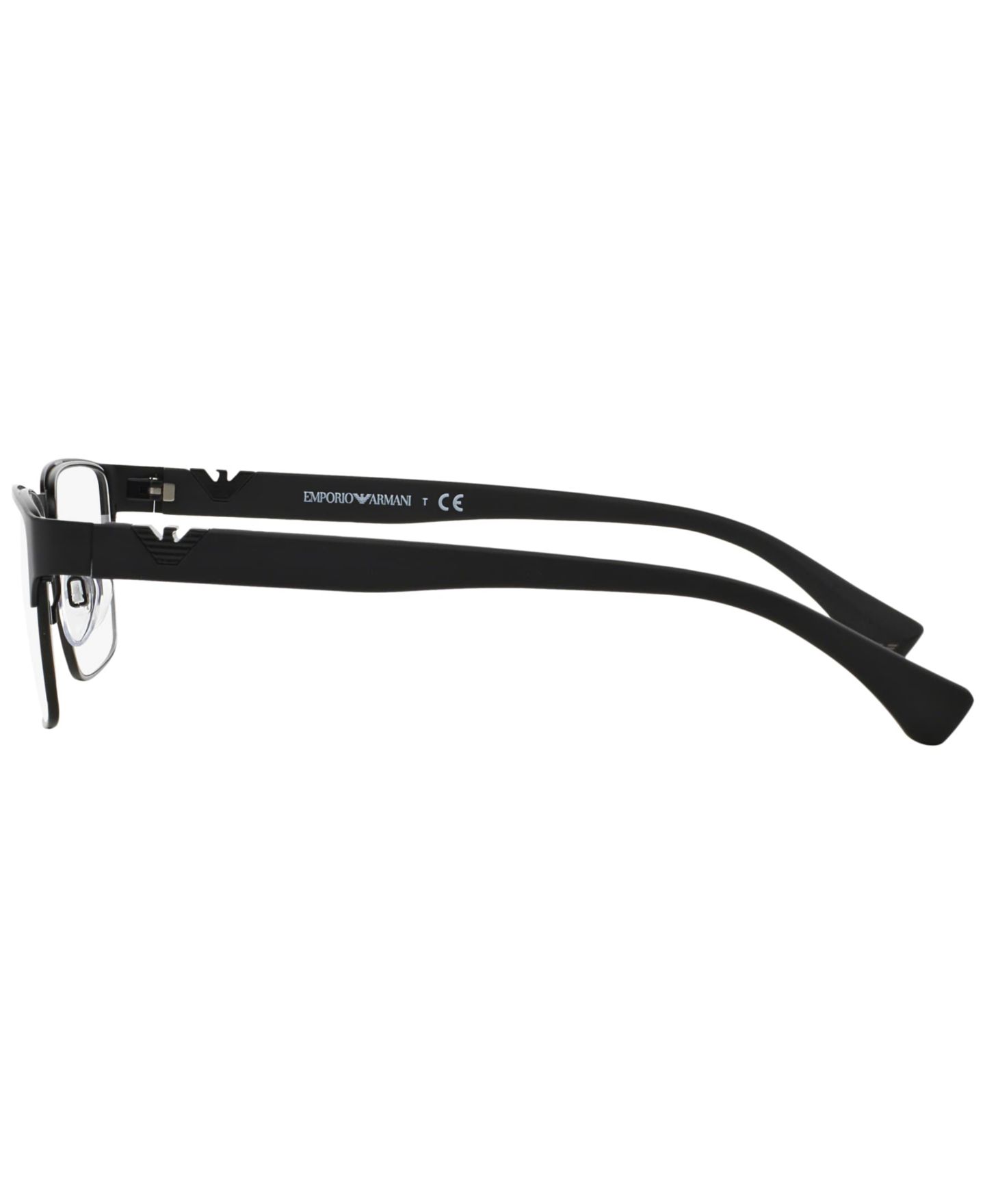 Мужские очки Emporio Armani Man Square Metal EA1027 Eyeglasses, цвет: Матовый чёрный — фото 7
