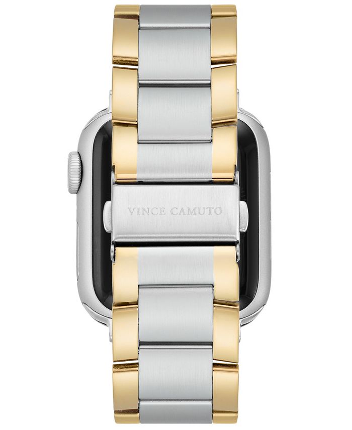Vince Camuto Men's Silver-Tone and Gold-Tone Stainless Steel Link Band ...