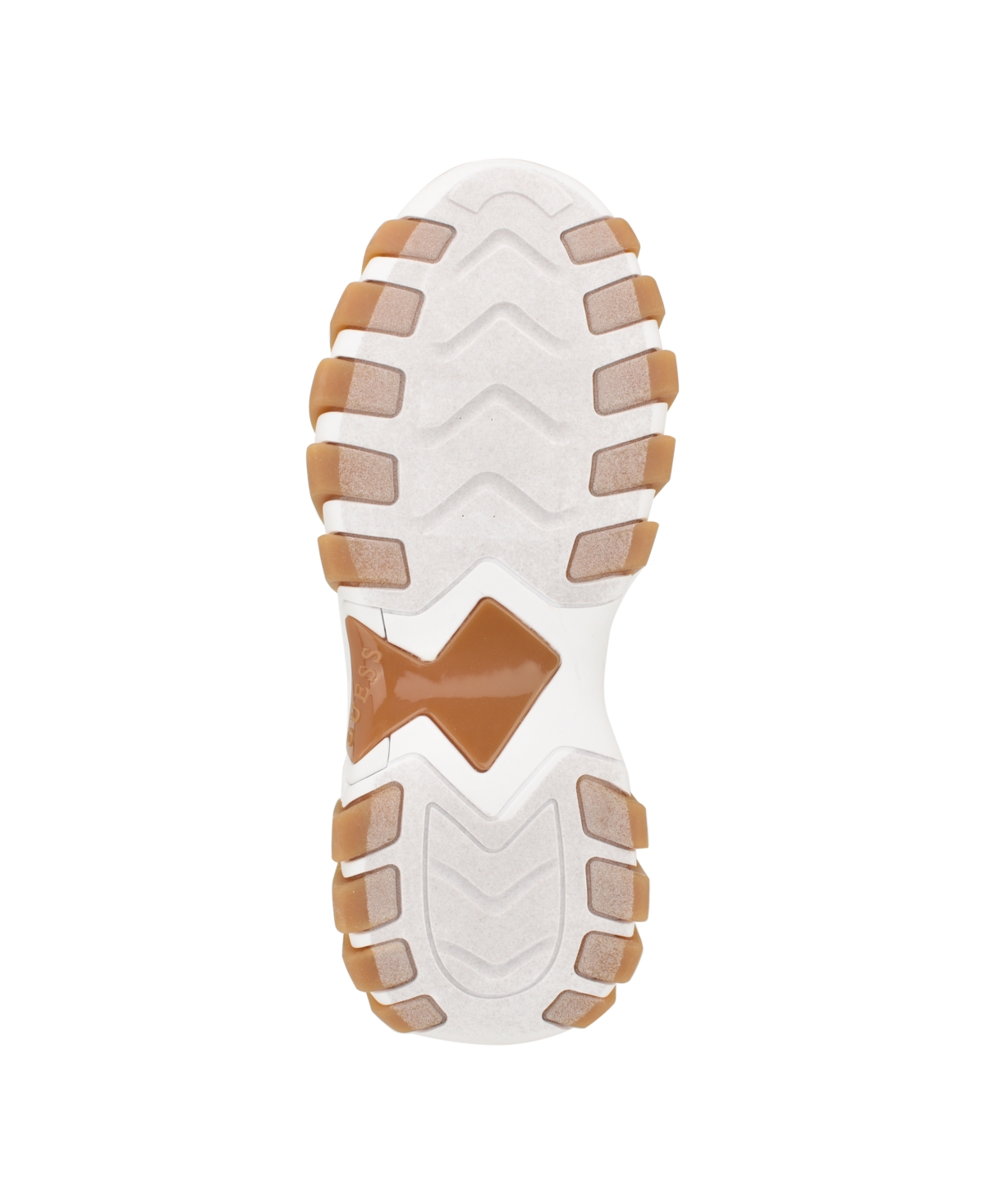 Guess Women's Norina Lace-Up Cat Claw Chunky Fashion Sneakers - Beige Logo Multi