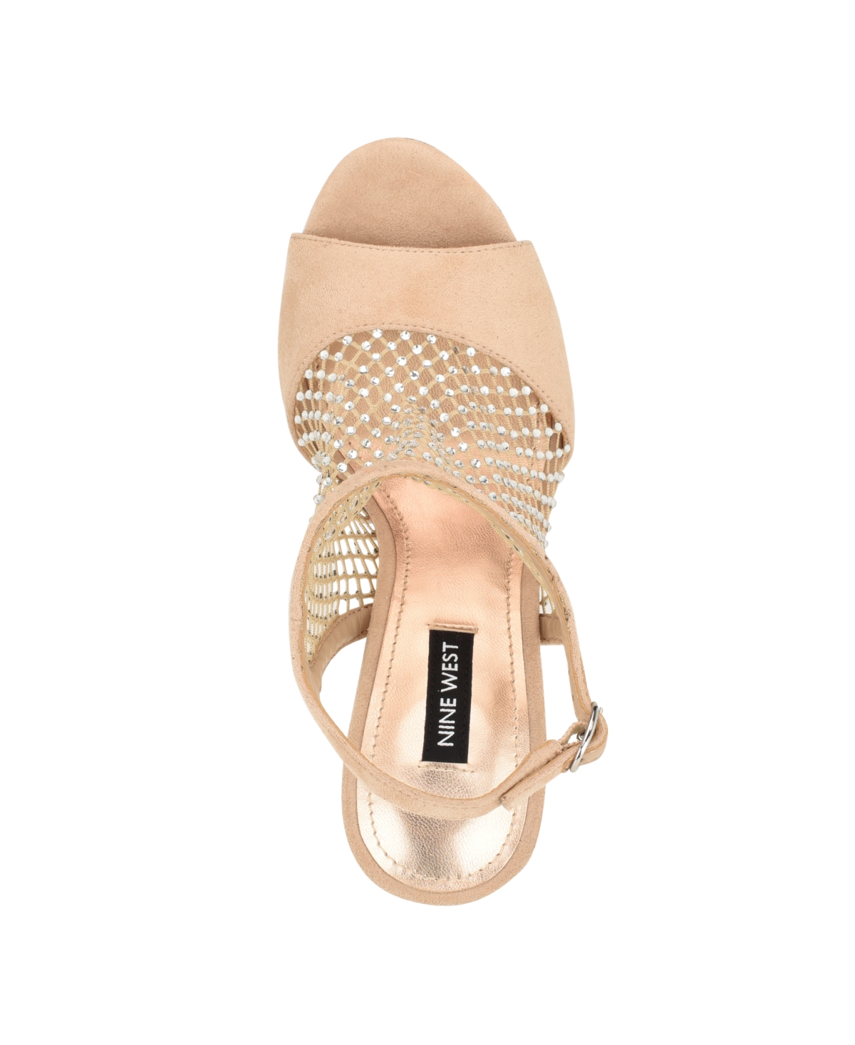 Nine West Women's Wohmah Embellished Stiletto Heel Dress Sandals