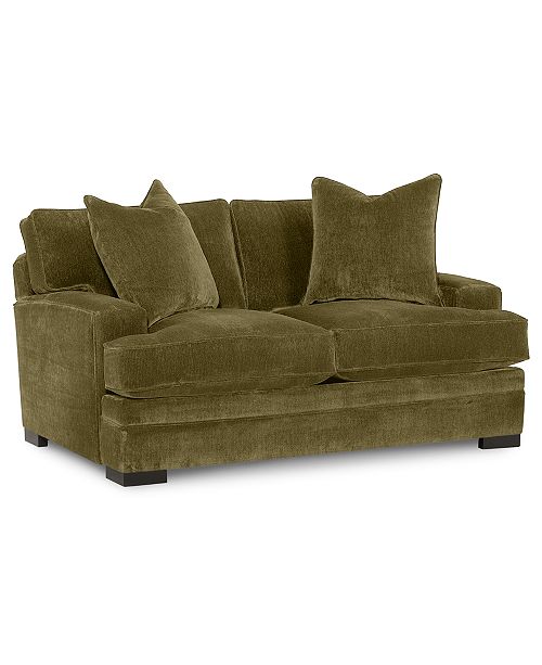 Furniture Teddy 66" Fabric Loveseat Custom Colors, Created for Macy's