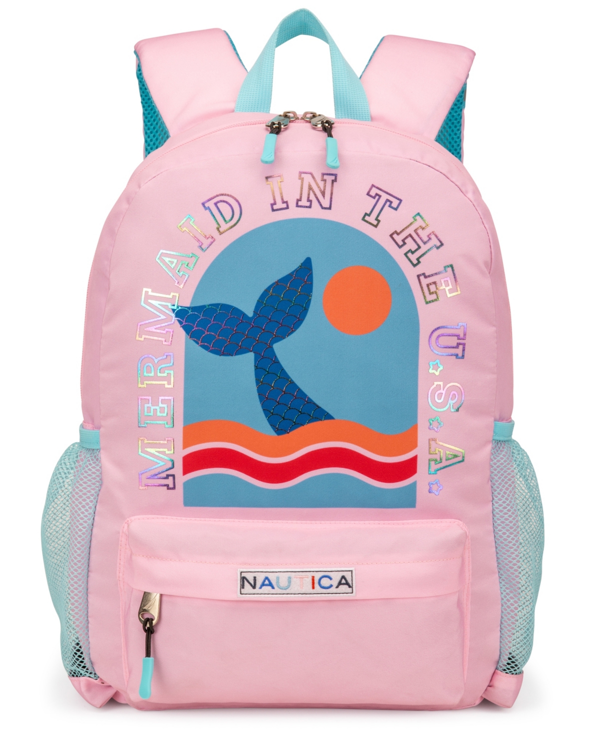 Nautica Kids Backpack For School, 16" H In Mermaid Tail