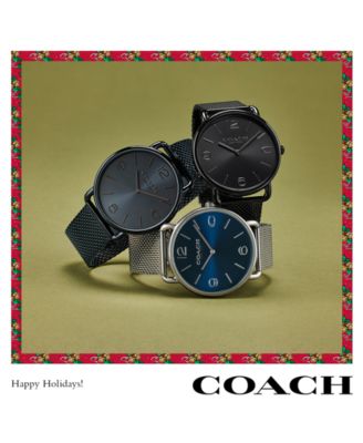 Unisex Elliot Blue Stainless Steel Mesh Bracelet Watch 41mm