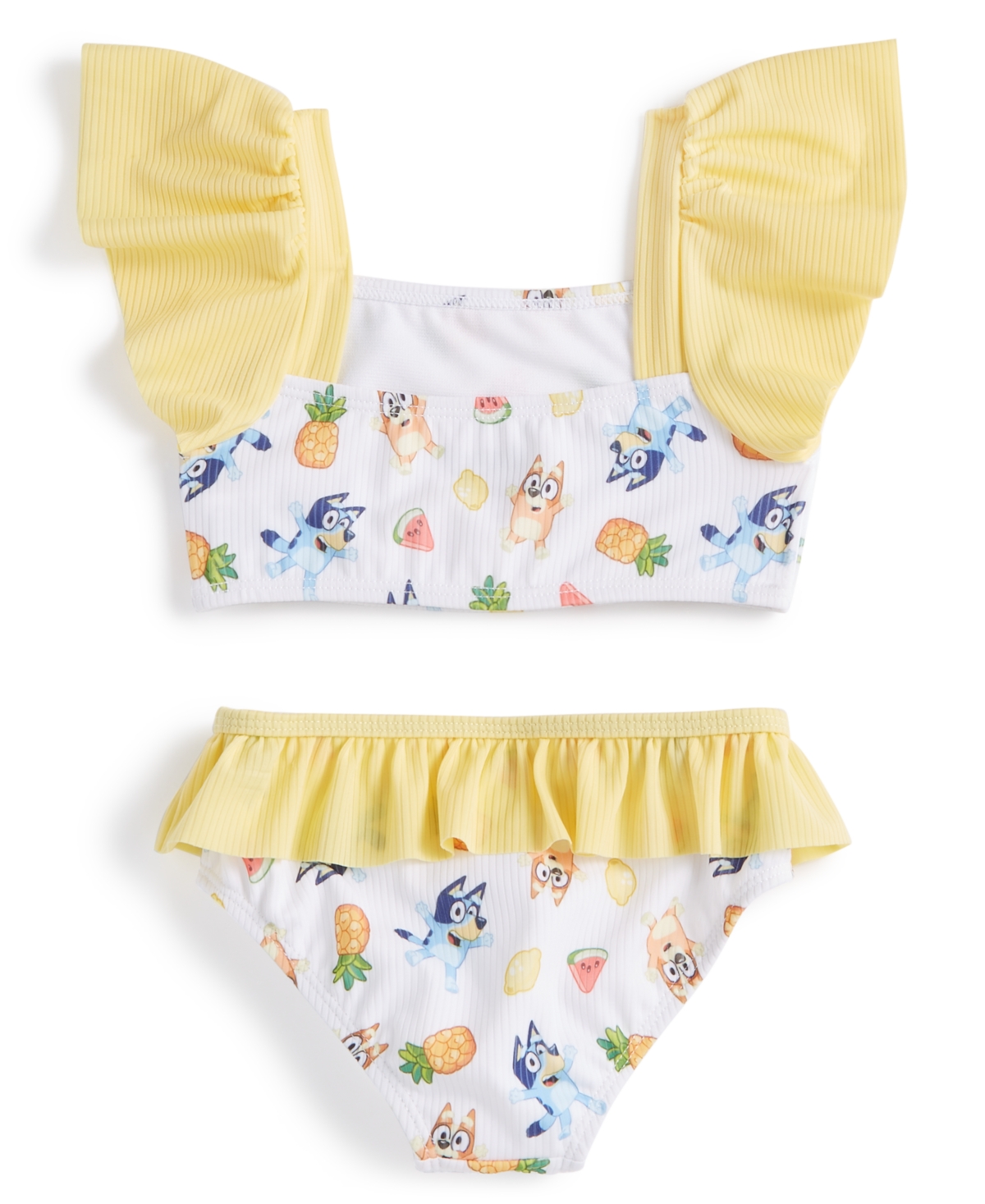 Shop Bluey Toddler Girls Printed Swimsuit, 2 Piece Set In Assorted