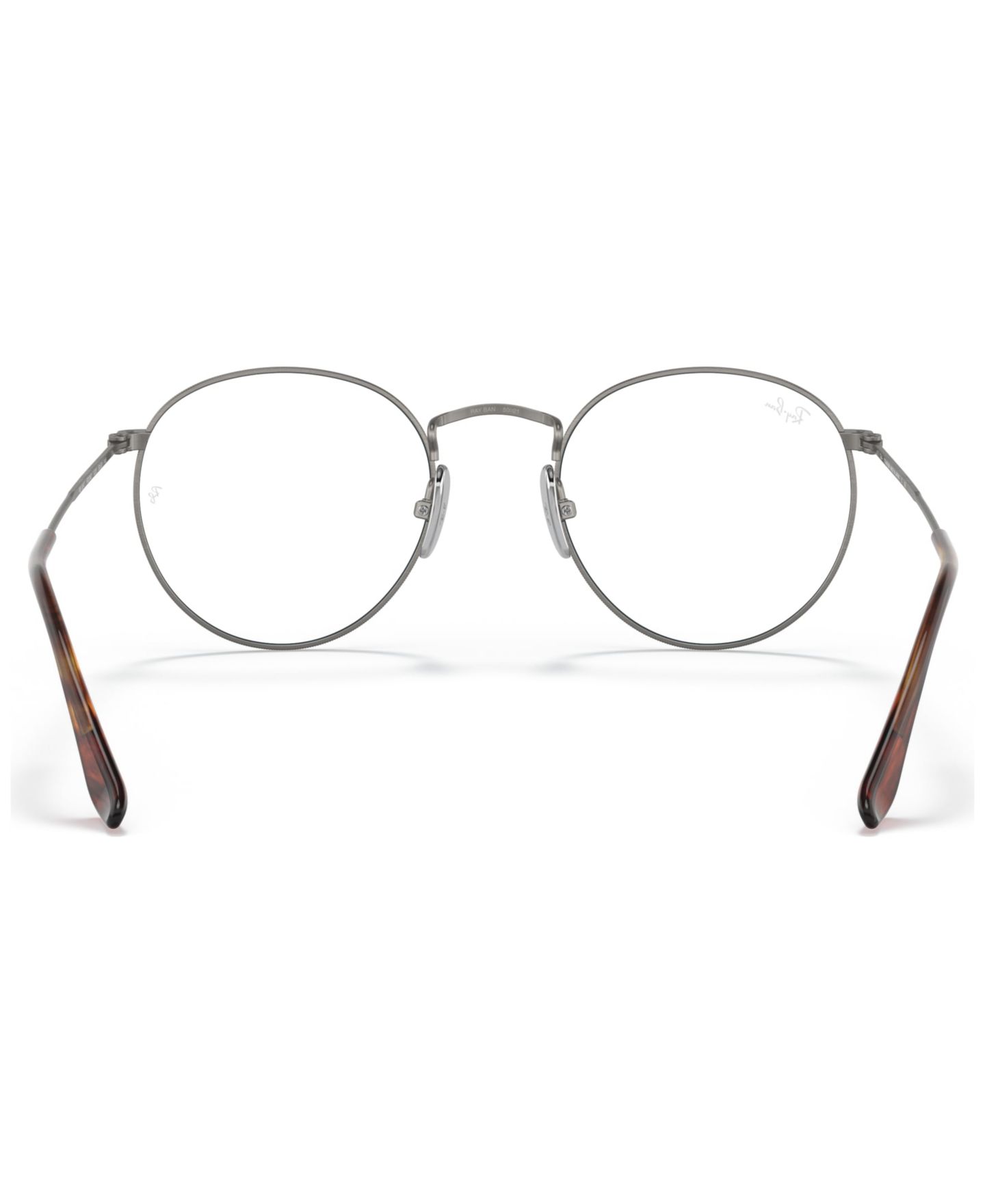 Очки Ray-Ban Unisex Square Titanium RB8247V Round Titanium Optics Eyeglasses, цвет: Состаренный золотой — фото 3