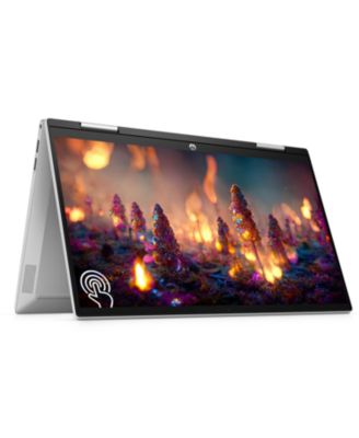 Photo 1 of HP Pavilion x360 14 2-in-1 Laptop, 14" FHD Touchscreen 60Hz, Intel Core i5-1235U, Intel Iris Xe Graphics, 8GB DDR4 RAM, 256GB PCIe M.2 SSD, Wi-Fi 6, Windows 11 Home, Silver