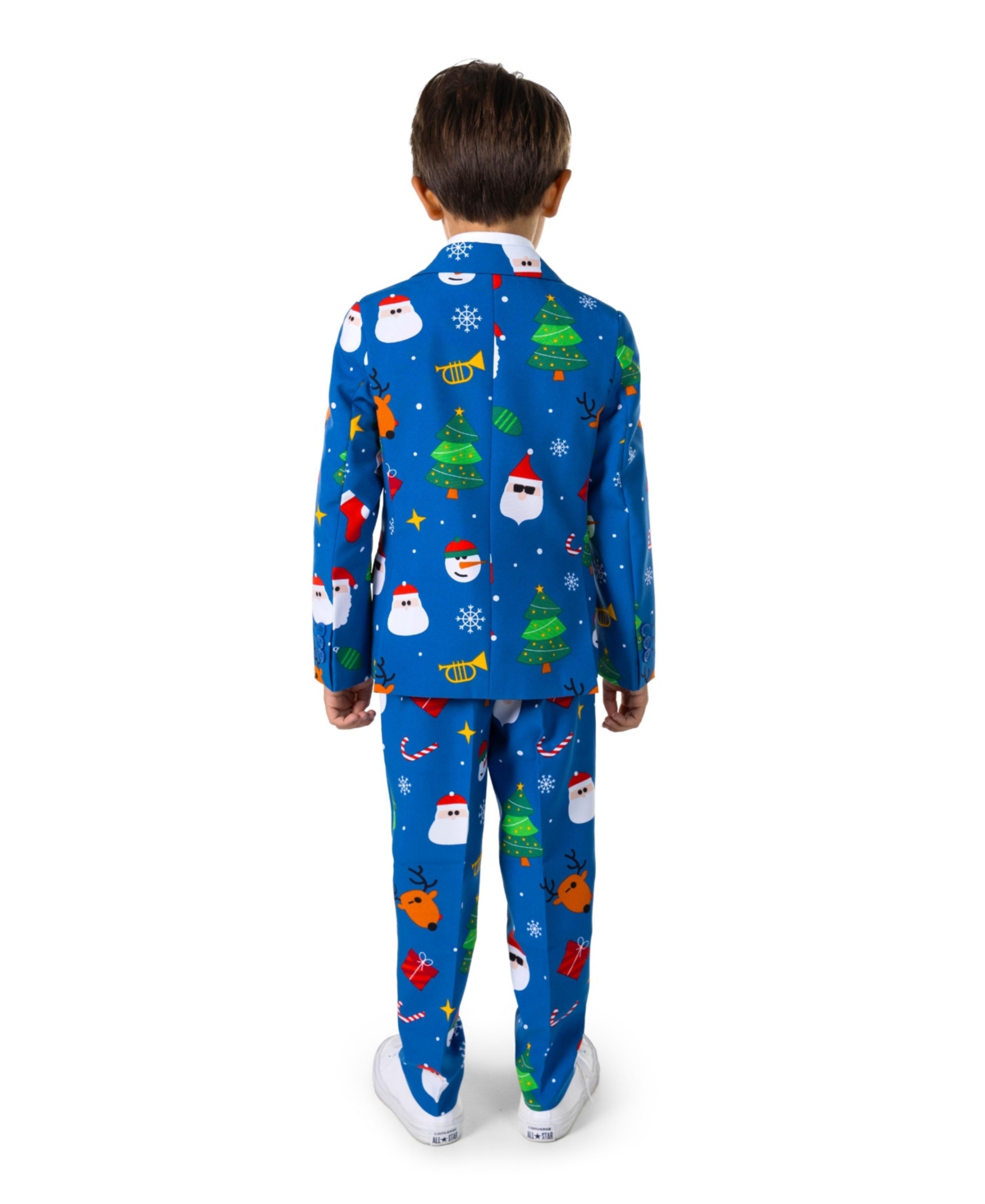 OppoSuits Little Boys Festivity Christmas Party Outfit Including Blazer, Pants and Tie Suit Set