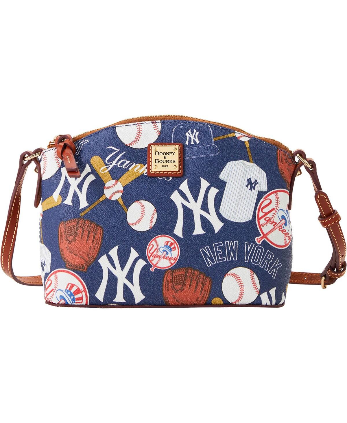 Dooney & Bourke Women's  New York Yankees Game Day Suki Crossbody Bag In Royal