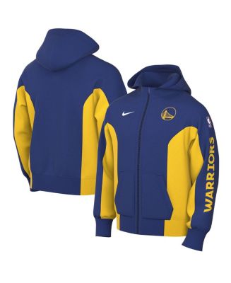 Men s Nike Royal Golden State Warriors 2023 24 Authentic Showtime Performance Full Zip Hoodie Macy s