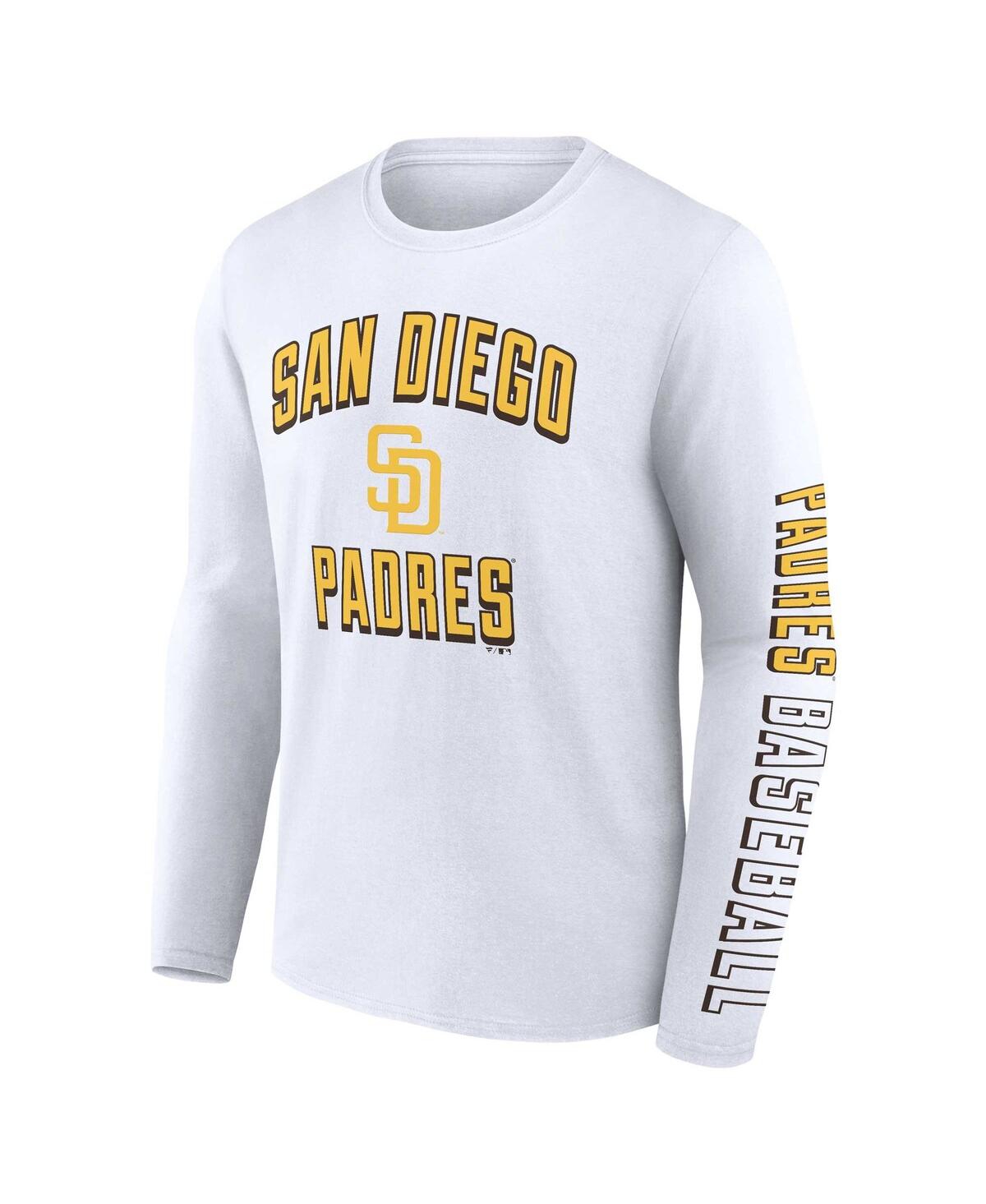 Men's Fanatics White San Diego Padres Two-Pack Combo T-shirt Set - White