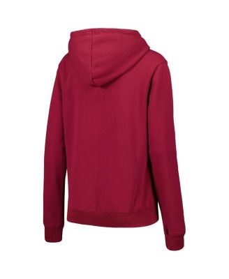 Women's Garnet Florida State Seminoles Arch & Logo Pullover Hoodie