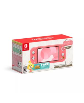 Nintendo Switch Lite - Animal Crossing: New Horizons Bundle - Isabelle's  Aloha Edition Consoles - Macy's