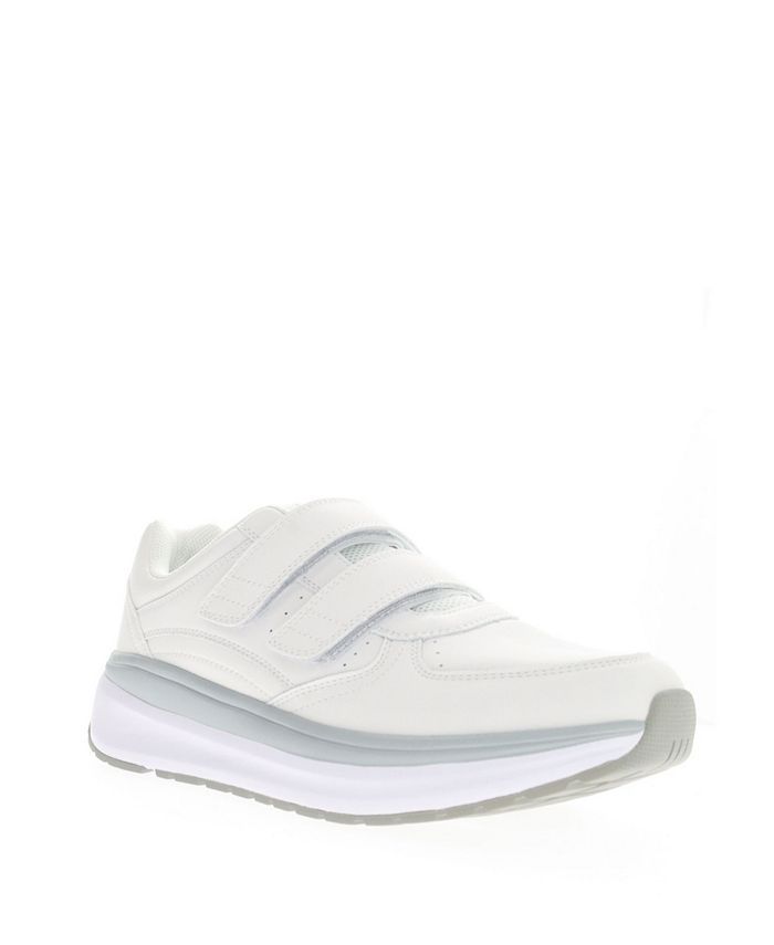 Propet Men's Ultima Strap Sneakers - White - size 8 .