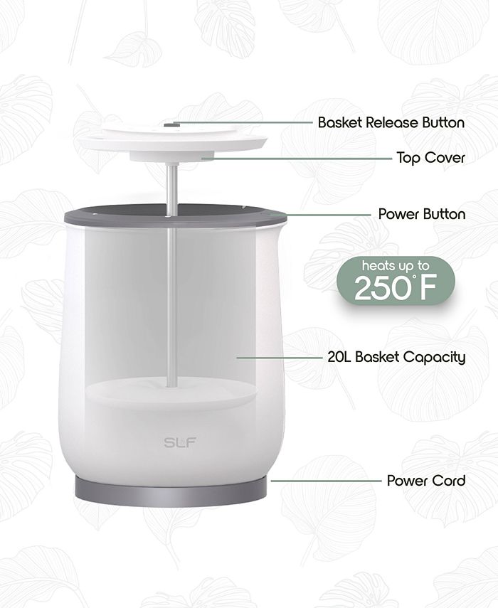 Tzumi SLF Luxury Towel 20L Electric Bucket Towel Warmer - White