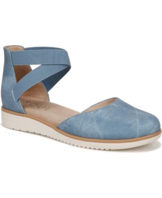 Soul Naturalizer - Women's Intro Round Toe Slip On Low Wedge Flats