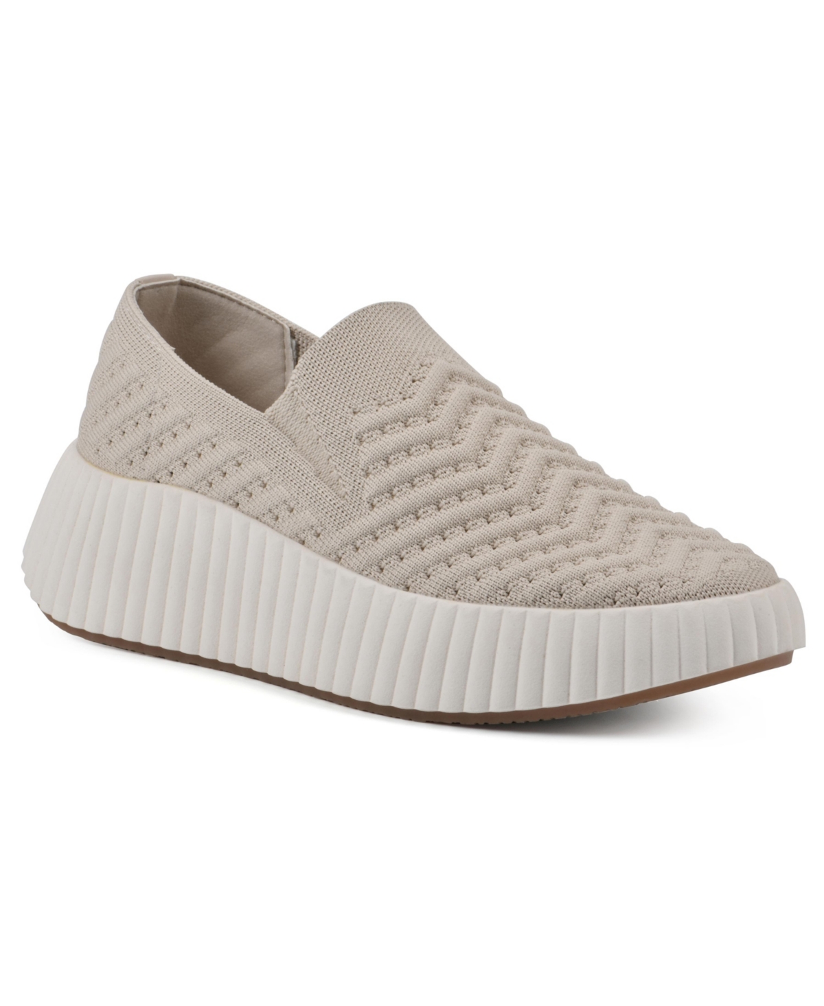 Women's Dyno Slip On Platform Sneakers - Taupe, Fabric