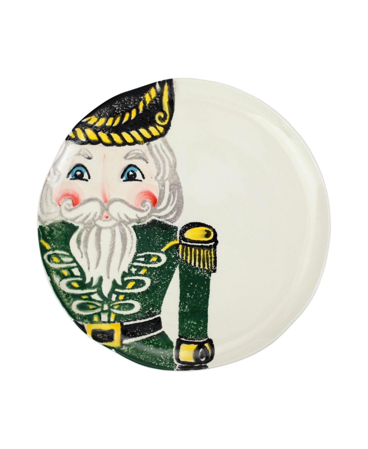 Vietri Nutcrackers Dinnerware Dinner Plates, Set Of 4 In Assorted