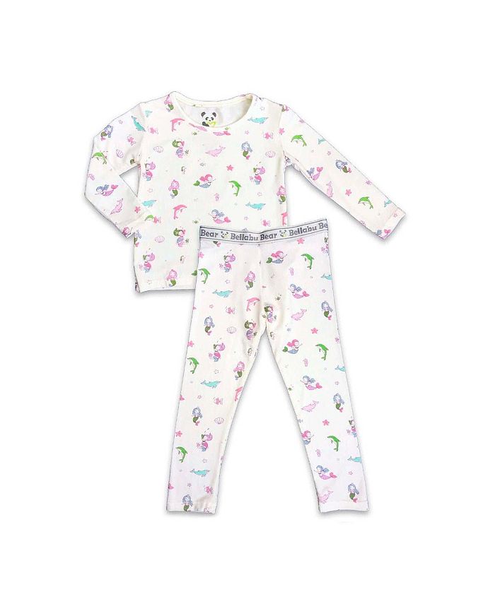 Bellabu Bear Toddler Child Girls Mermaid Set of 2 Piece Pajamas Macy's