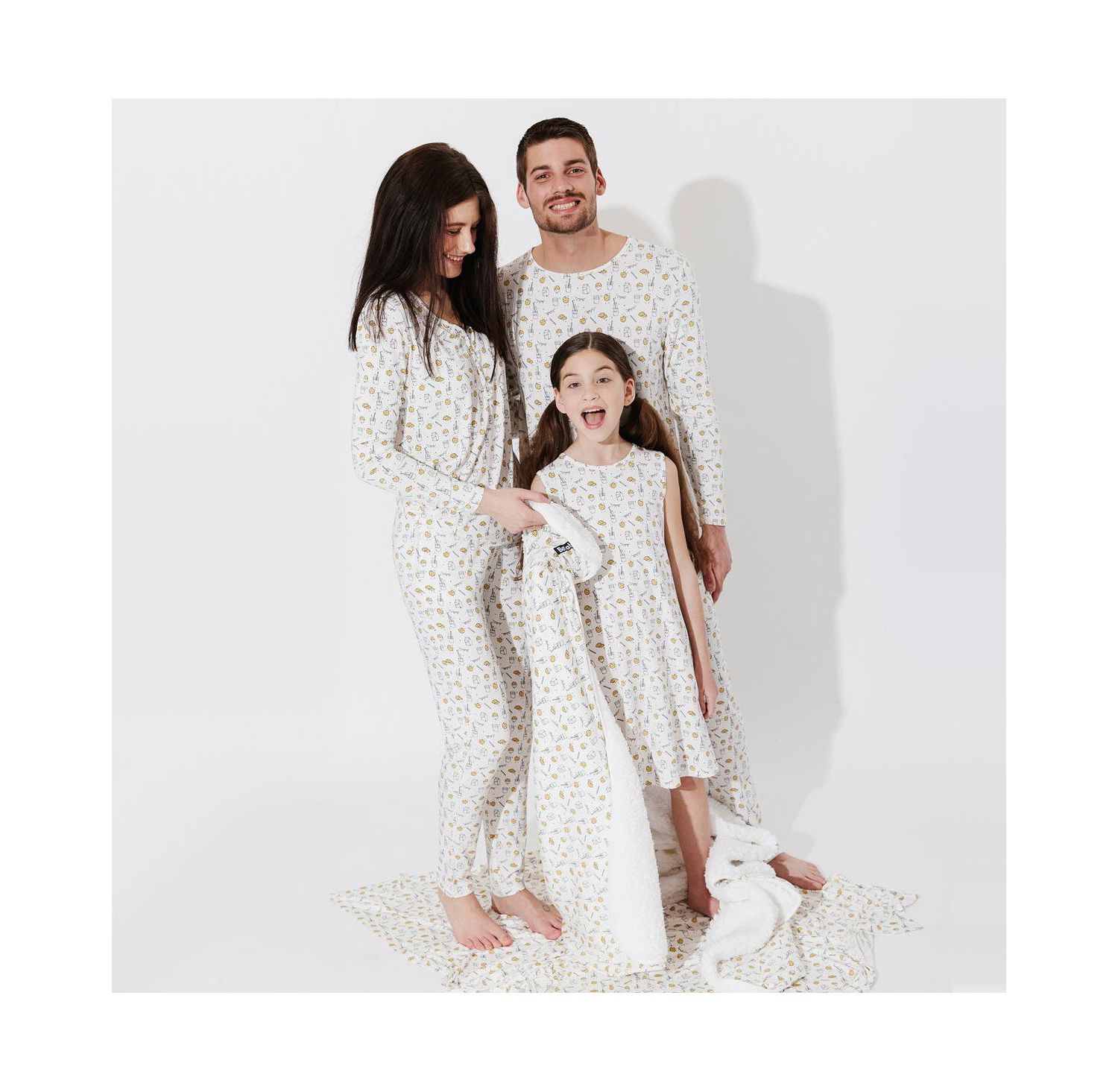 Toddler| Child Girls White Milk & Cookies Dress