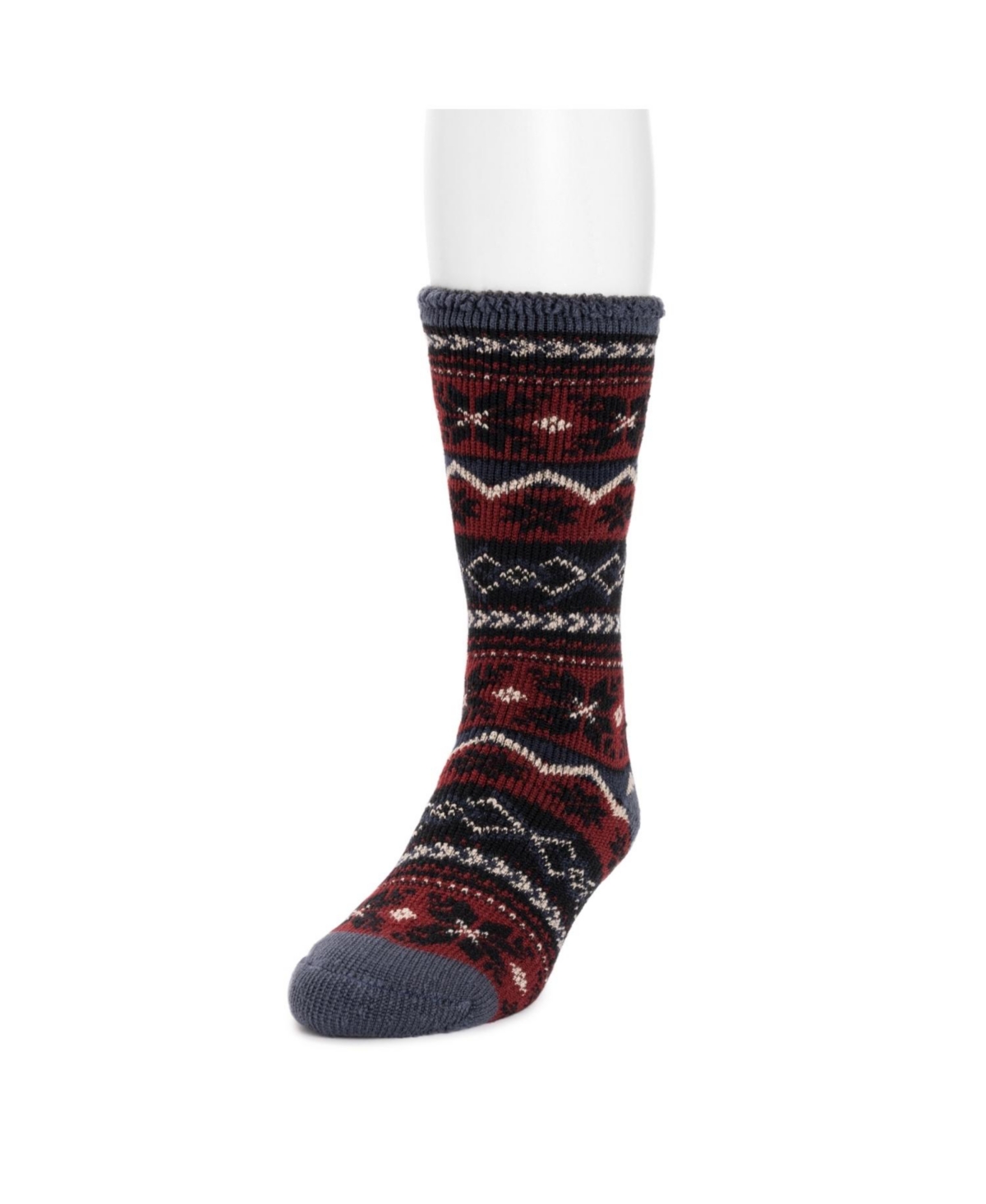 Muk Luks Men's Thermal Sock -navy