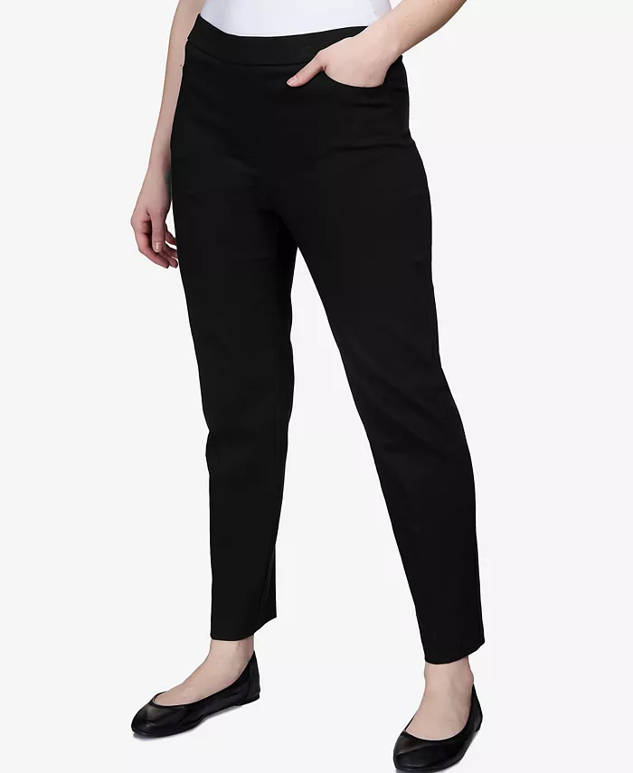 Petite Classics Tummy-Control Pull-On Straight-Leg Pants, Petite & Petite Short - thumbnail 7