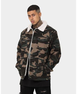 SAINT MORTA Men s Camo Faux Sherpa Jacket Macy s