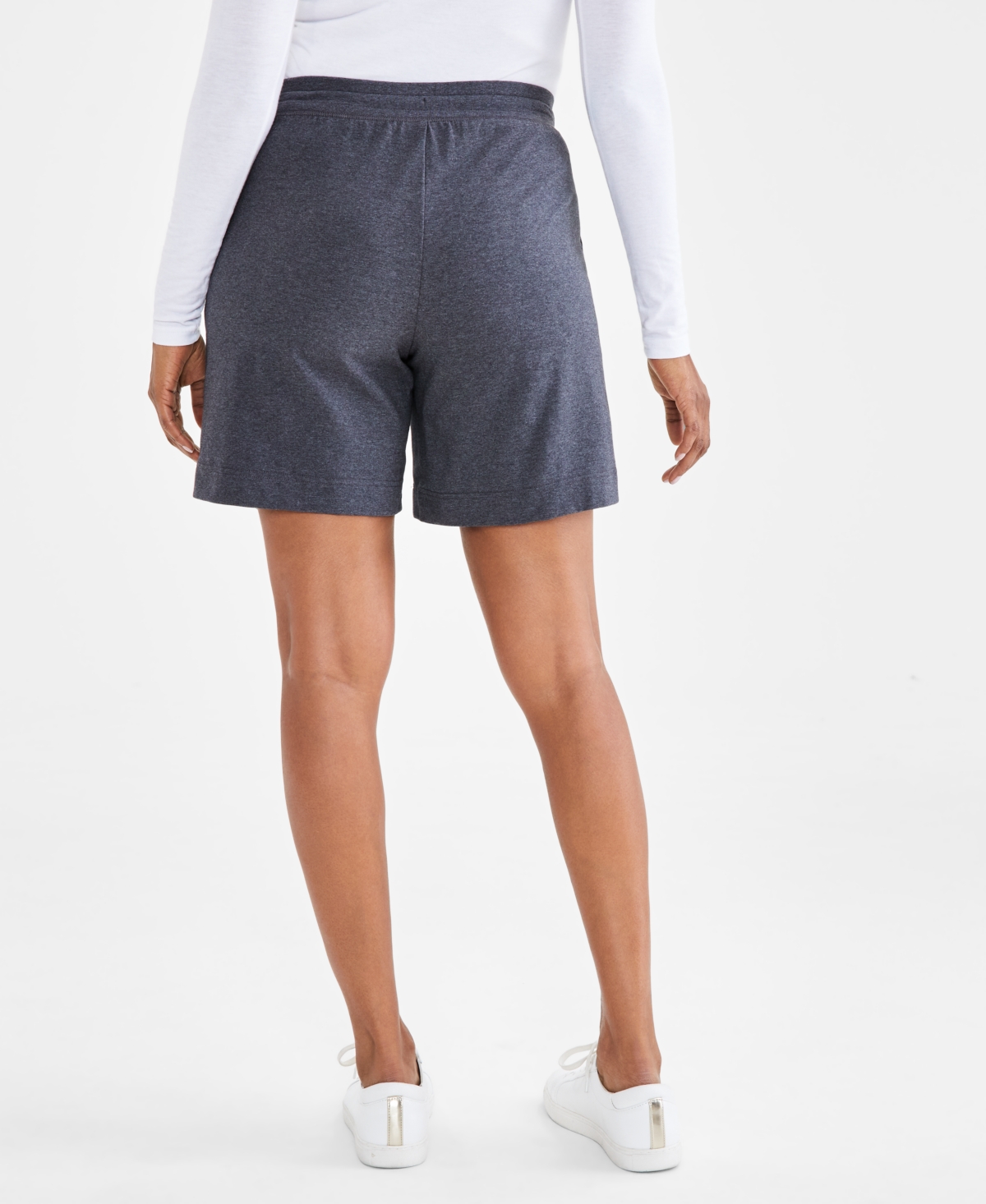 Style & Co Women's Mid Rise Sweatpant Shorts, Created for Macy's