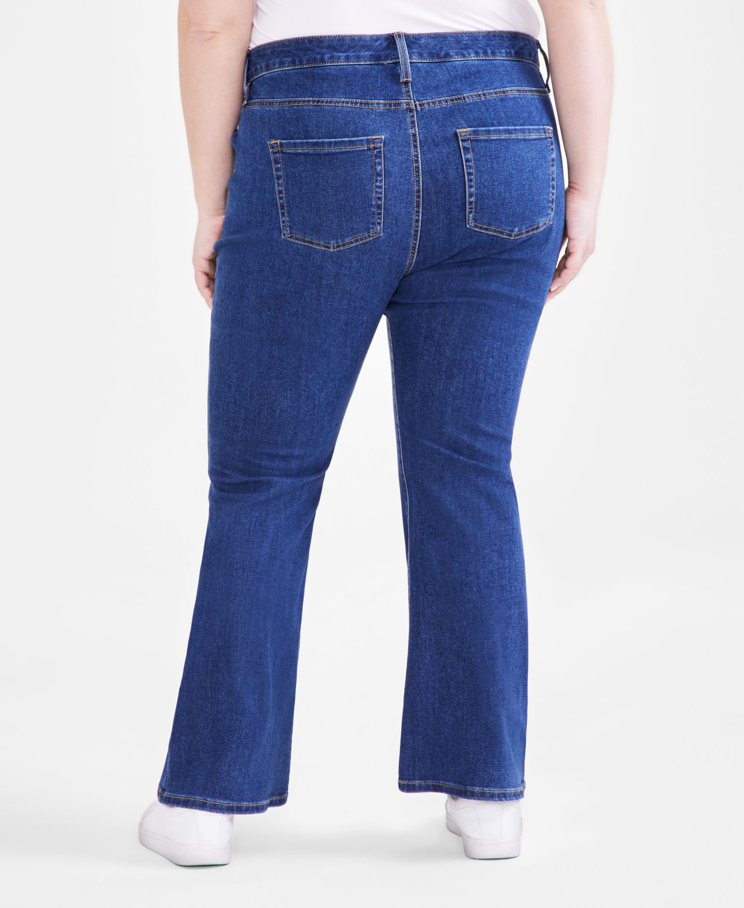 Petite Mid-Rise Curvy Bootcut Jeans, Petite & Petite Short