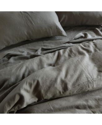 100% French Linen Duvet Cover & Sham Set - Full/Queen