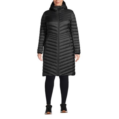 Женские куртки Lands' End Plus Size Wanderweight Packable Down Coat