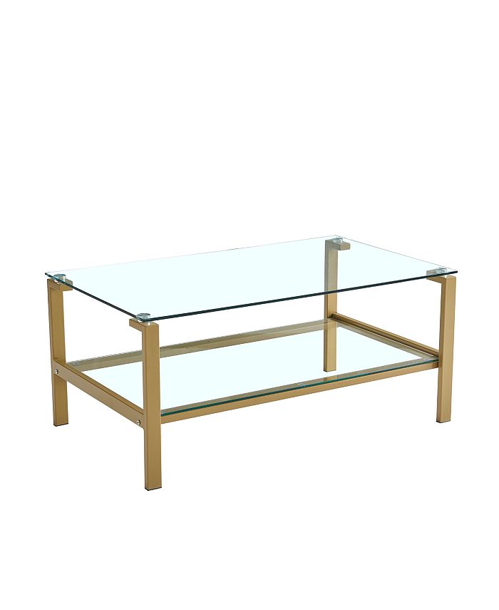 Simplie Fun Clear Glass Coffee Table - Macy's