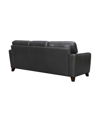 Bergen 88" Genuine Leather Square Arm Sofa