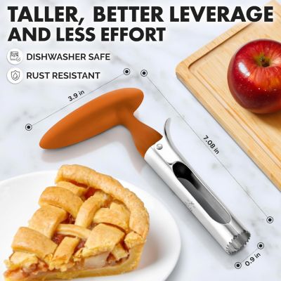 Premium Apple Corer Tool Stainless Steel Serrated Blade