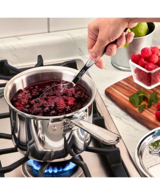 Stainless Steel Cook and Serve Kitchen Utensil Crock Set, 6 Piece