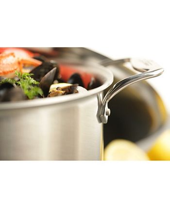 All-Clad D5 Brushed Stainless Steel 8 Qt. Covered Stockpot - Macy's